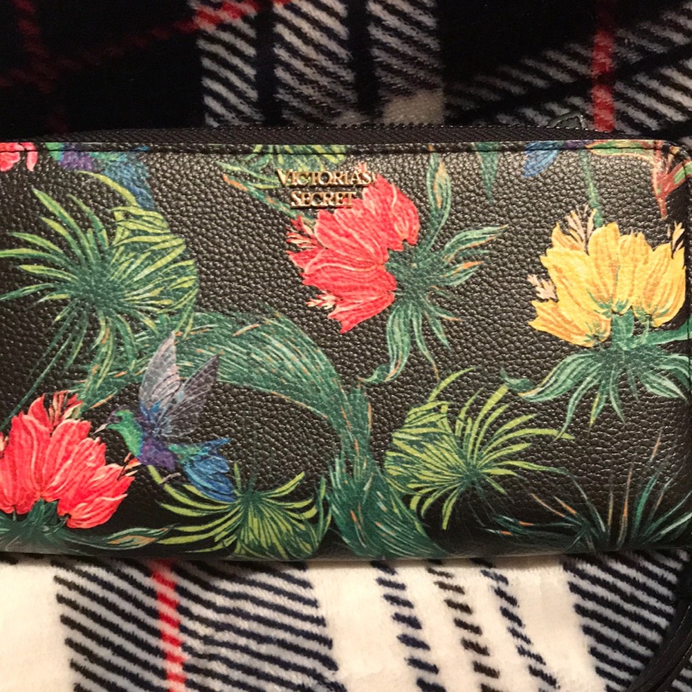 Victoria’s Secret tropical print wallet